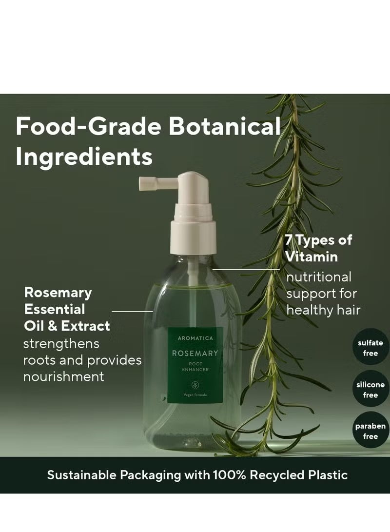 AROMATICA Rosemary Root Enhancer Scalp Treatment Spray For Hair Loss & Thinning Hair 3.3 fl oz (100 ml) - Image 4